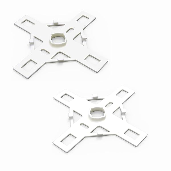 Sintrix-Fab 2 x Remote Control Bracket / Mounting Plate Intended for Velux Integra Remote Controls – fit for KLI 310, KLI 311, KLI 312, KLI 313 Roller Blinds Electric & Solar Wireless Wall Button