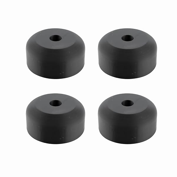 Sintrix Fab Replacement Feet for IKEA Detolf Glass Cabinet – 4-Pack, Compatible with IKEA Part 113290 – Stable and Secure Base fit for Detolf Display Case